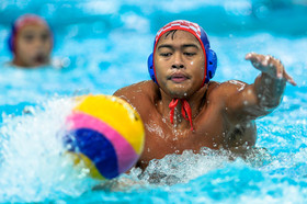 دیدار واترپلو تیم‌های ایران و اندونزی